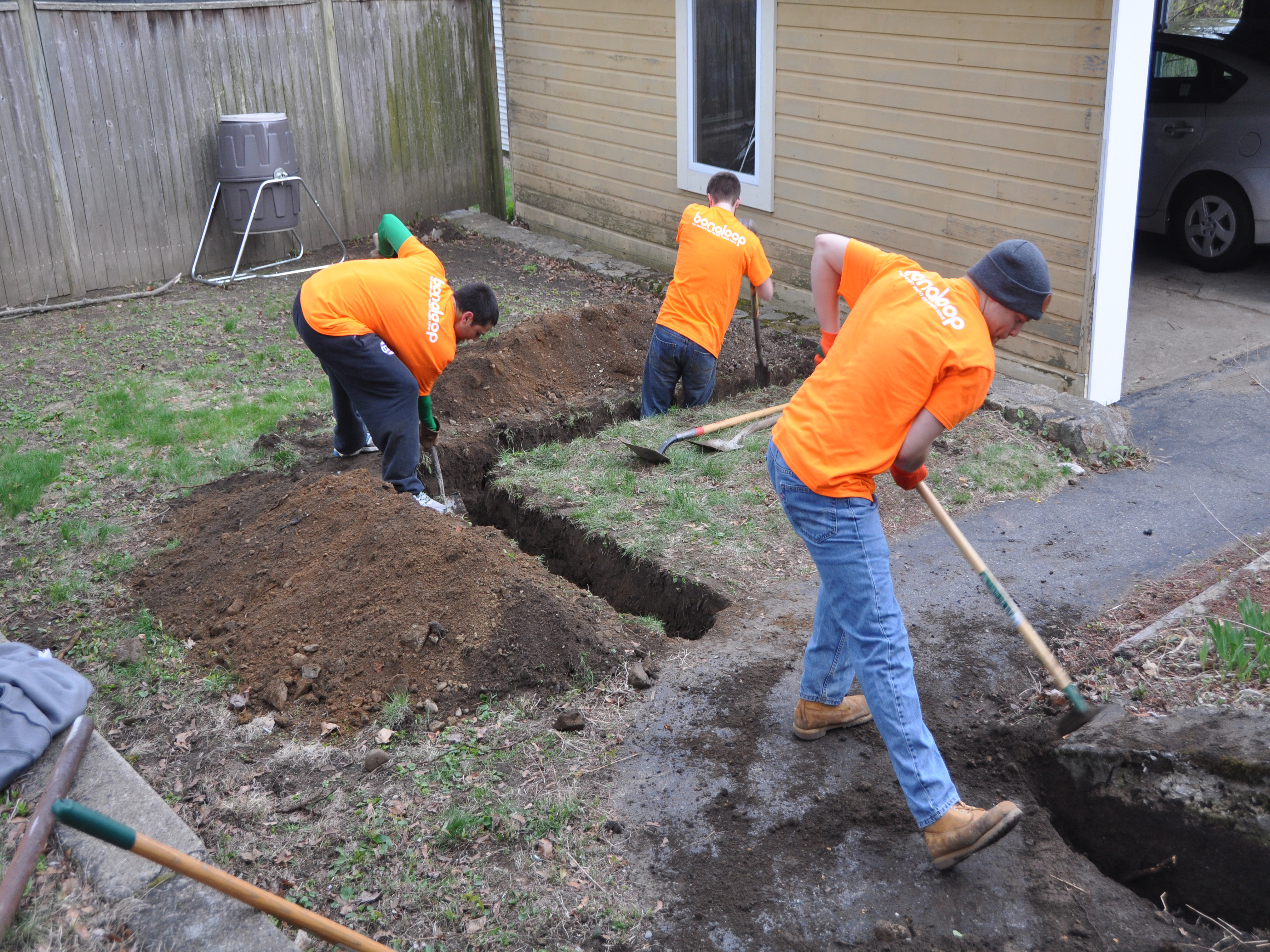 Digging A Trench